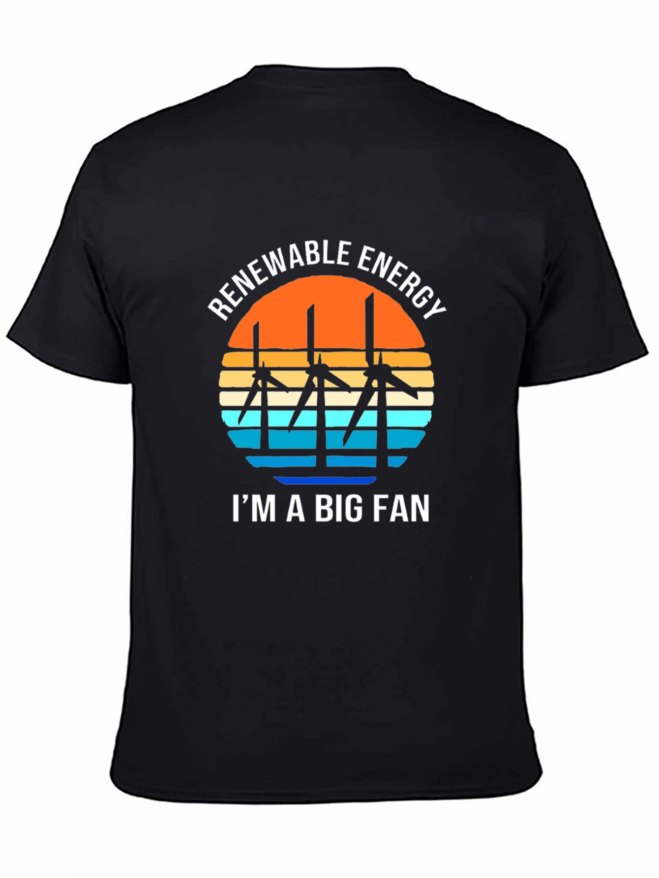 Renewable Energy Fan T-Shirt - Eco Friendly Design