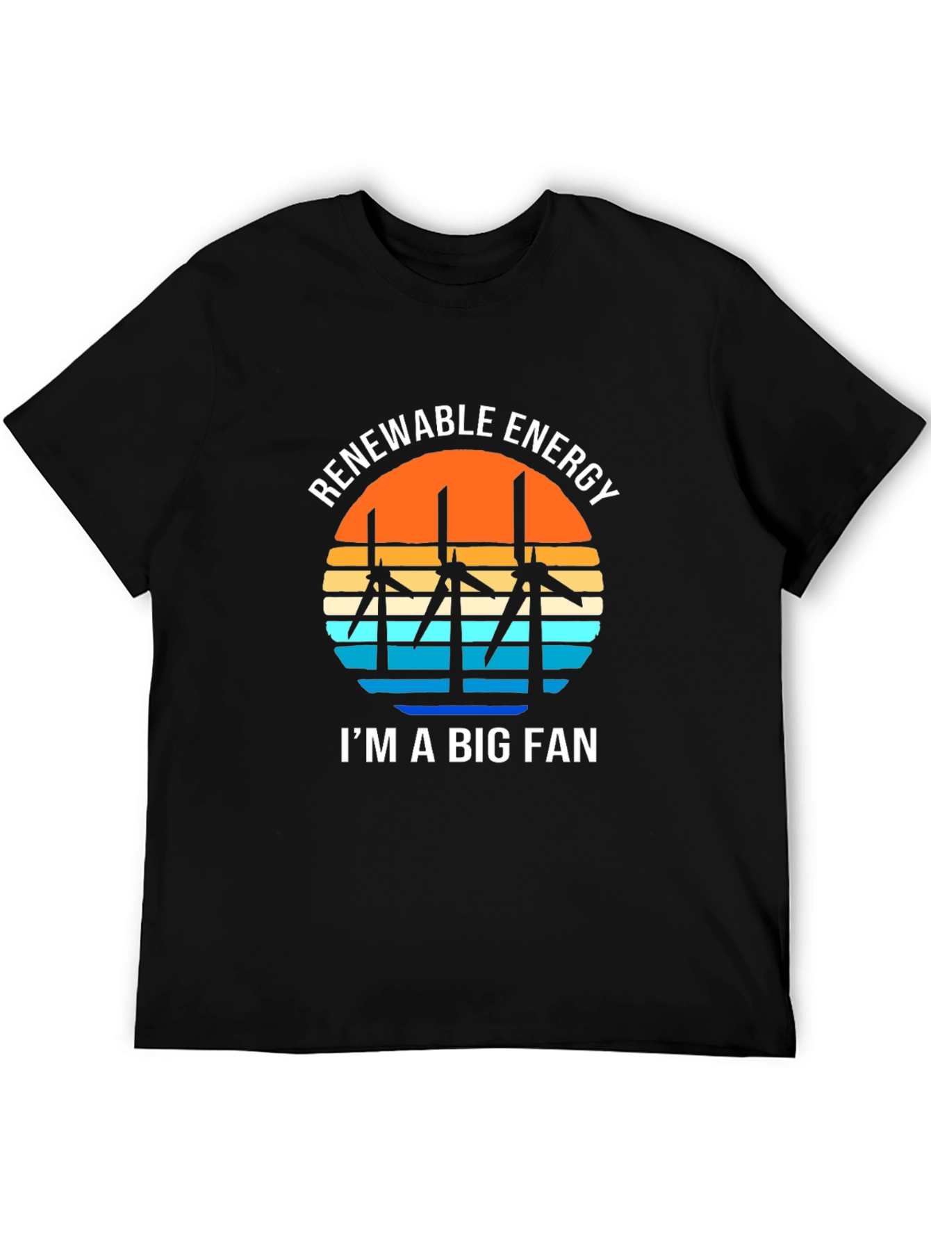 Renewable Energy Fan T-Shirt - Eco Friendly Design
