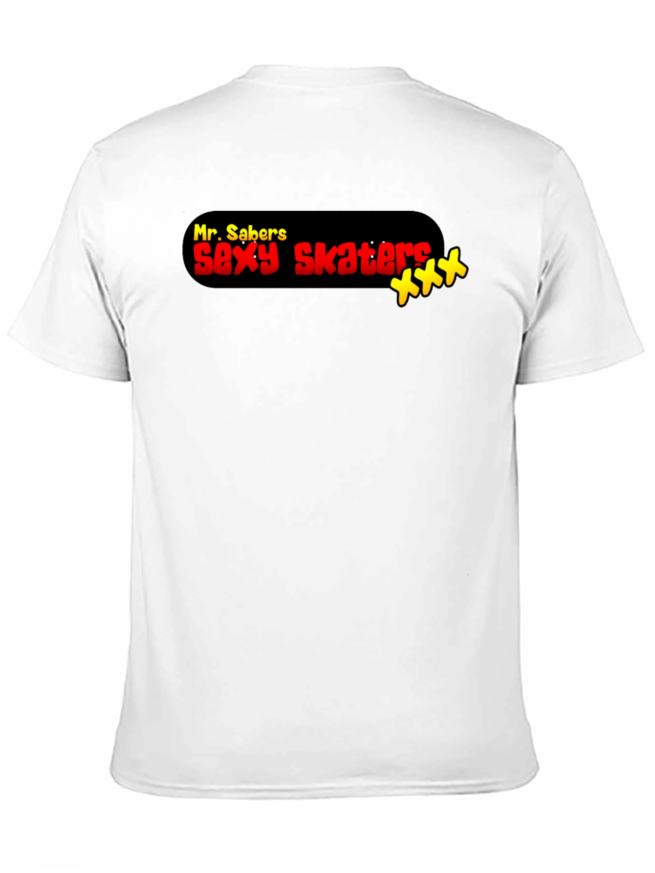 Mr. Sabers Sexy Skaters Black T-Shirt