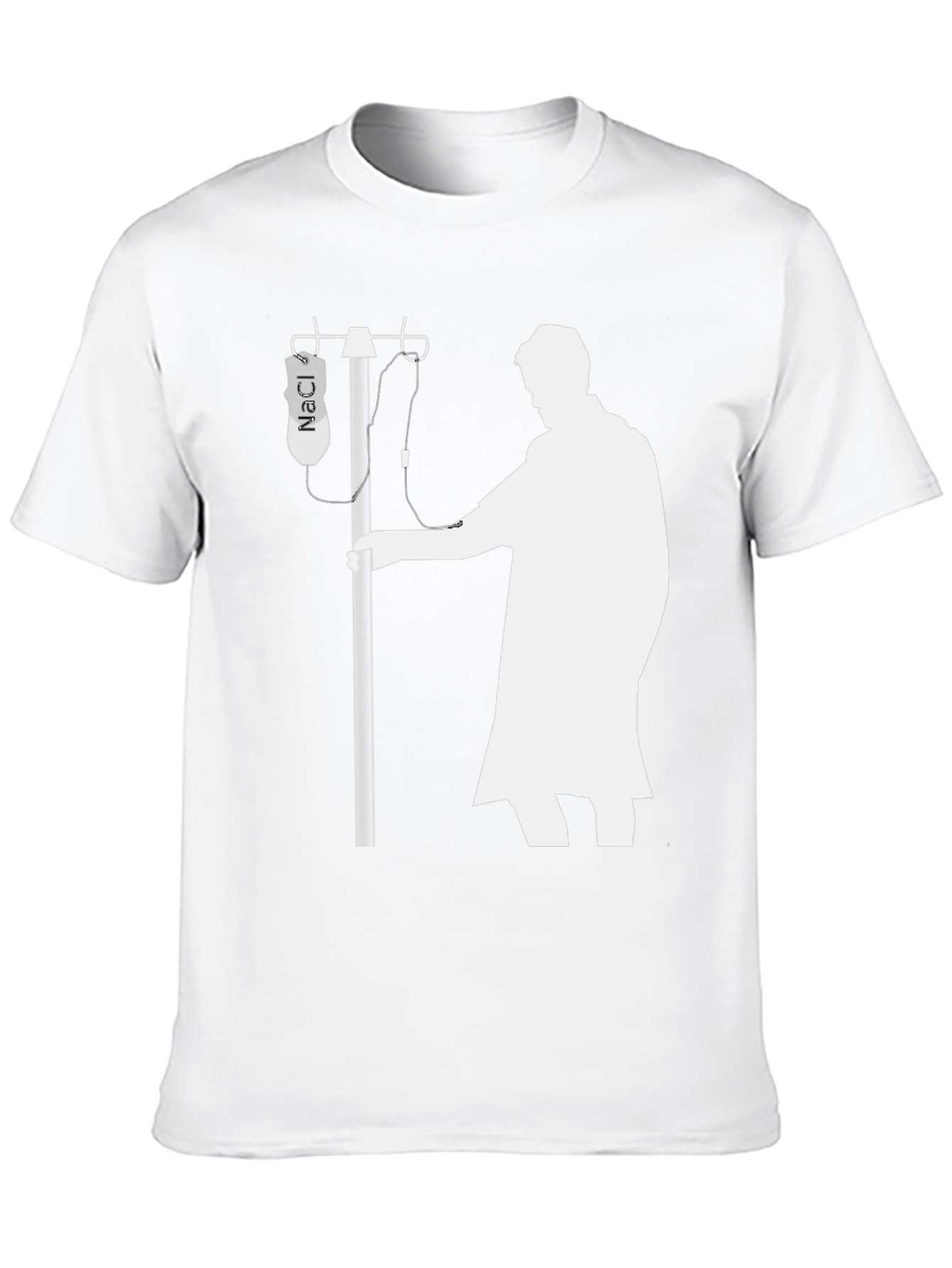 NaCl IV Bag Funny Black T-Shirt