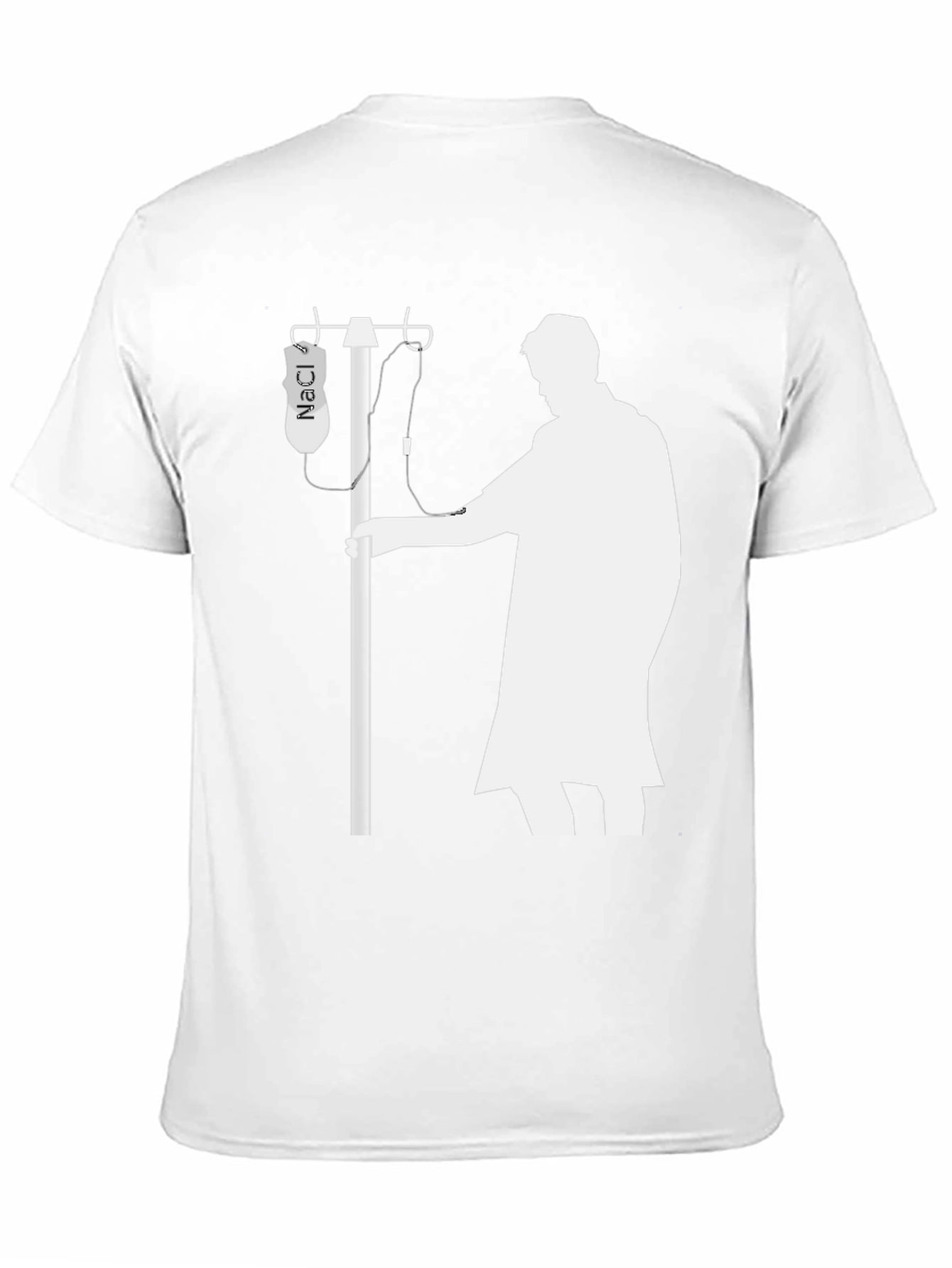NaCl IV Bag Funny Black T-Shirt