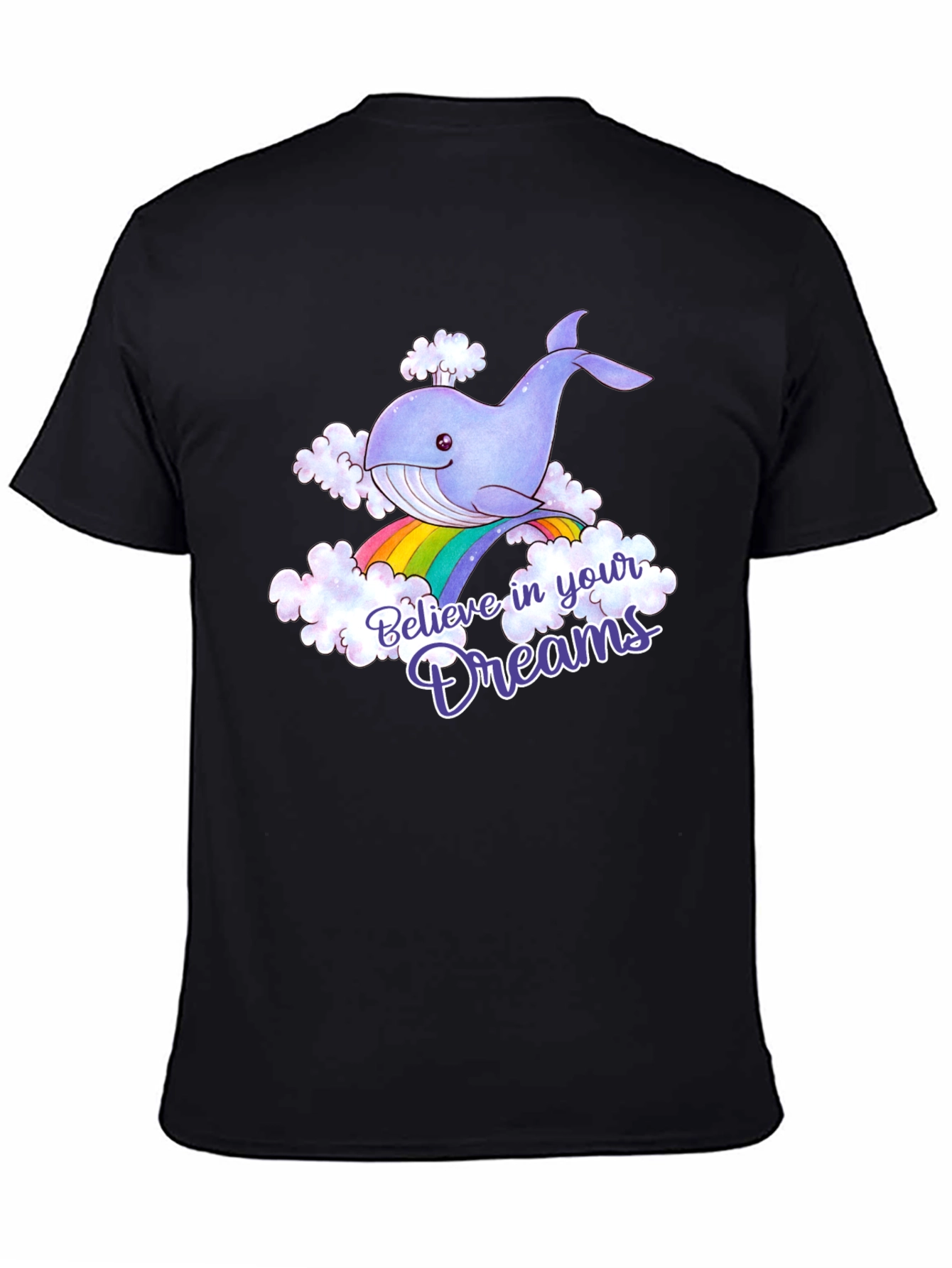 Believe in Your Dreams Whale Graphic Tee