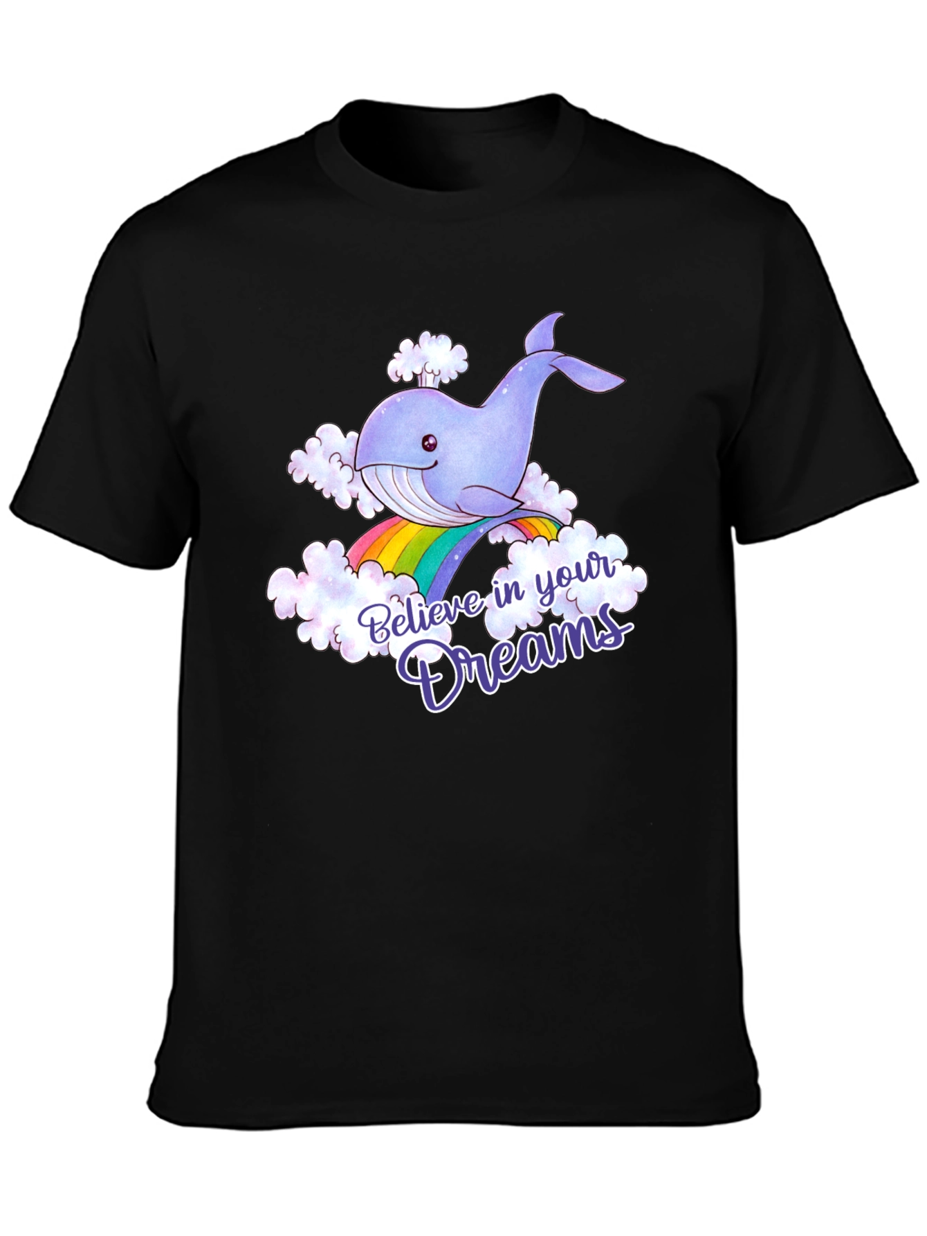 Believe in Your Dreams Whale Graphic Tee