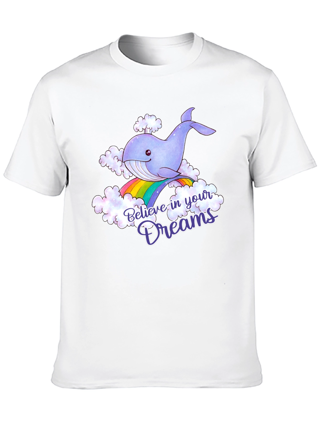 Believe in Your Dreams Whale Graphic Tee