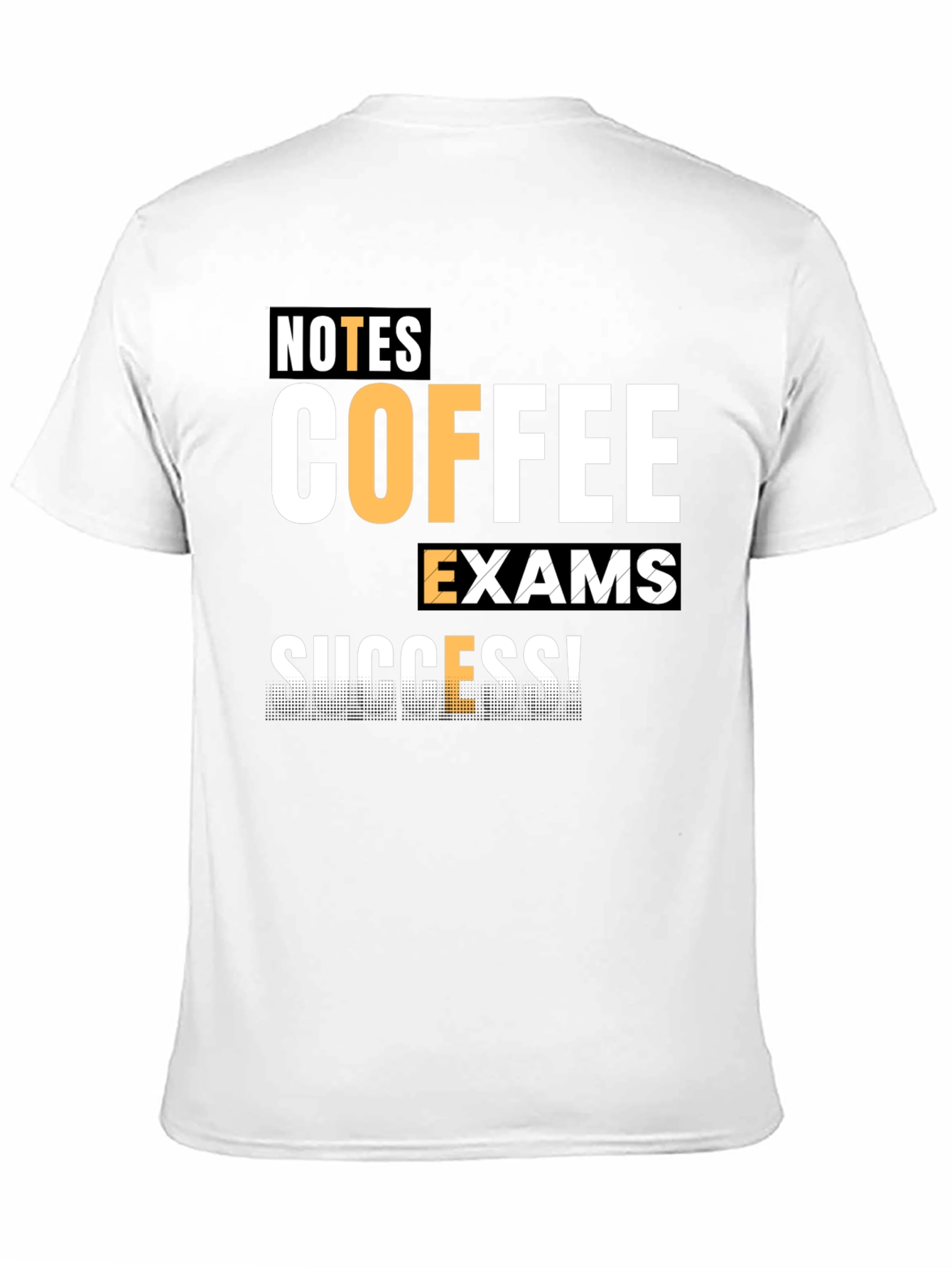 Notes Coffee Exams Success! T-Shirt