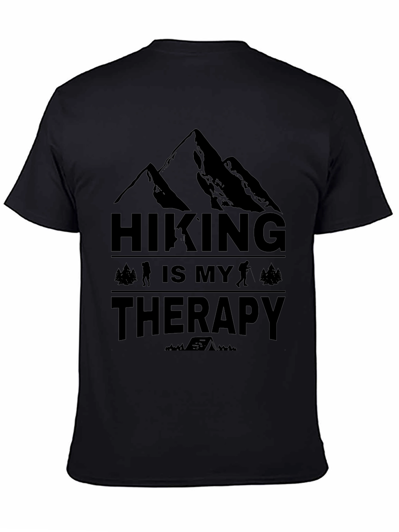 Hiking is My Therapy Graphic T-Shirt