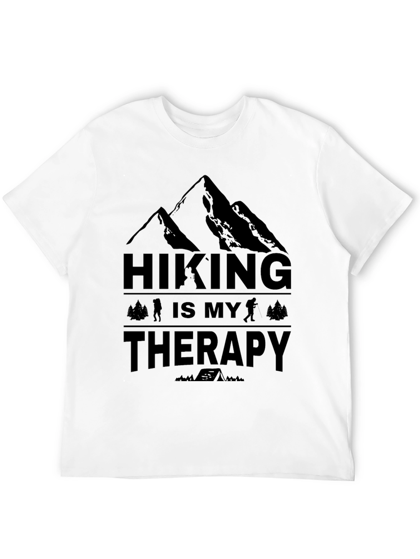 Hiking is My Therapy Graphic T-Shirt