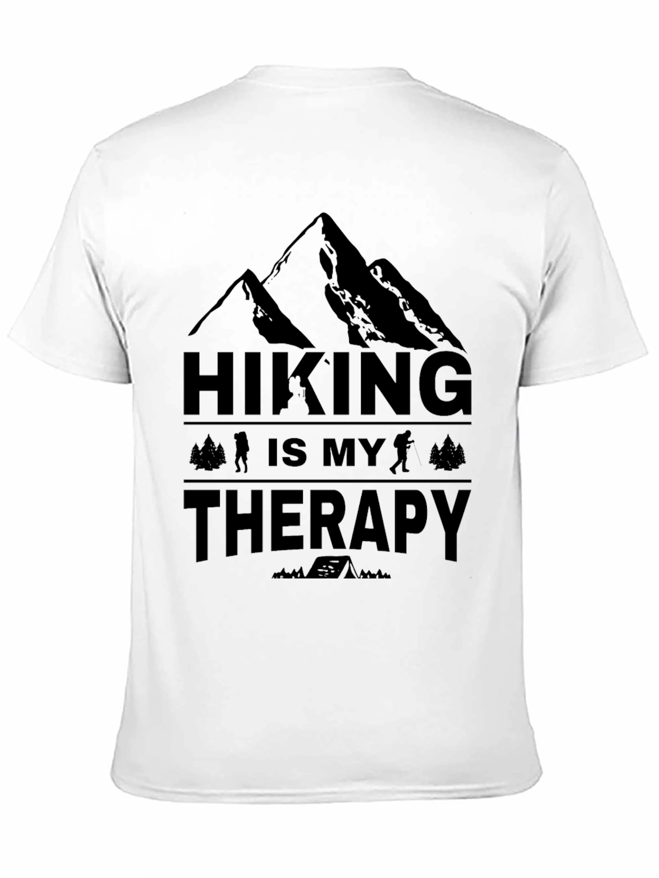 Hiking is My Therapy Graphic T-Shirt