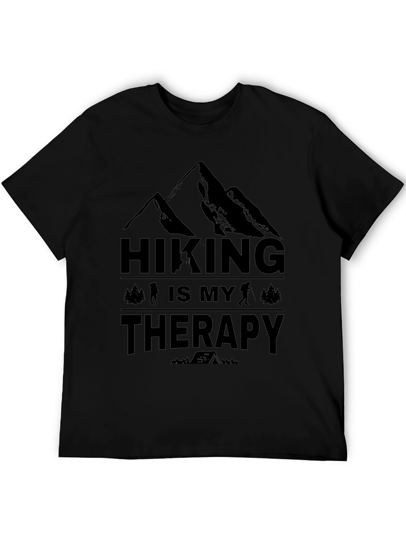 Hiking is My Therapy Graphic T-Shirt