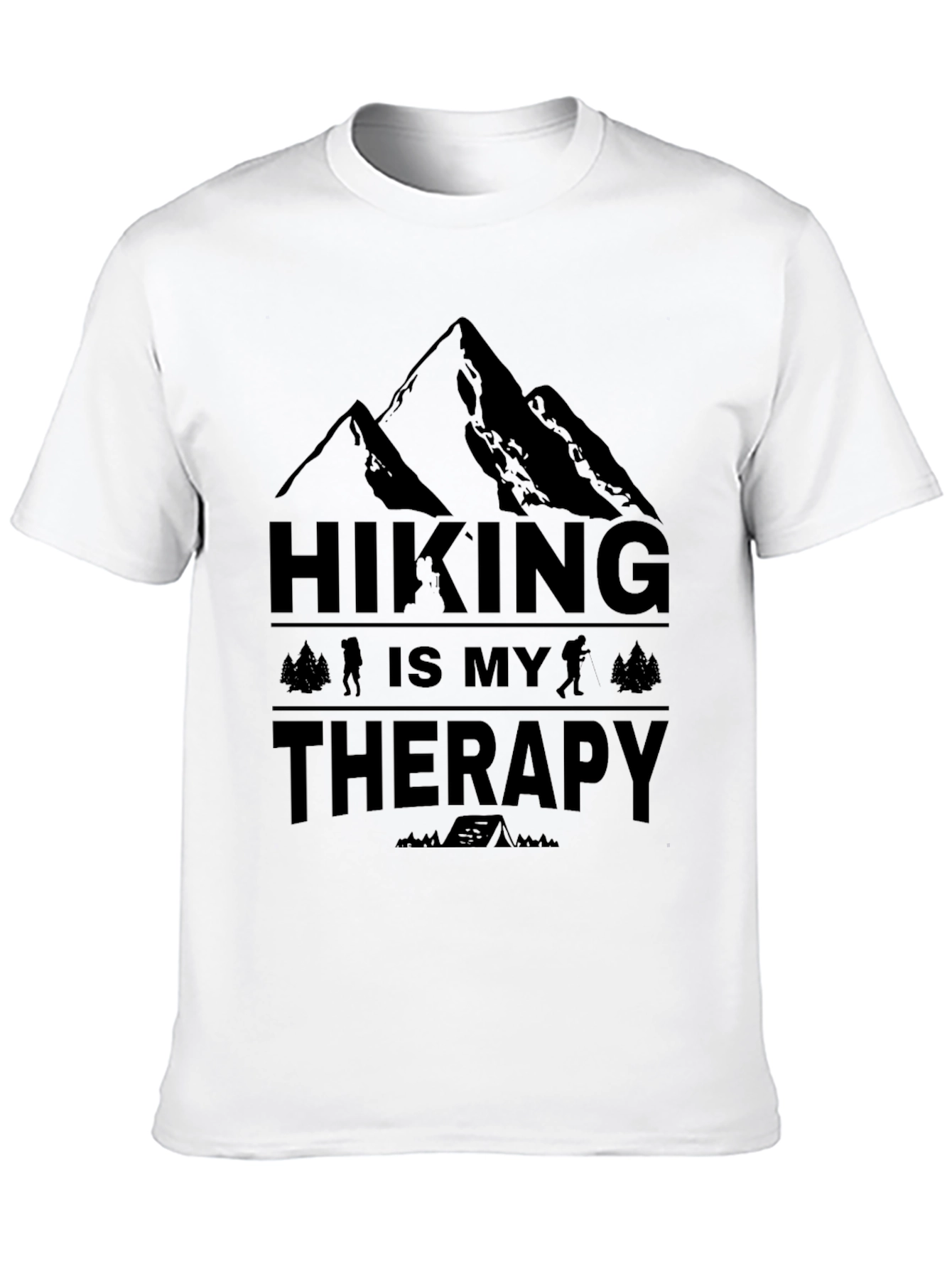 Hiking is My Therapy Graphic T-Shirt