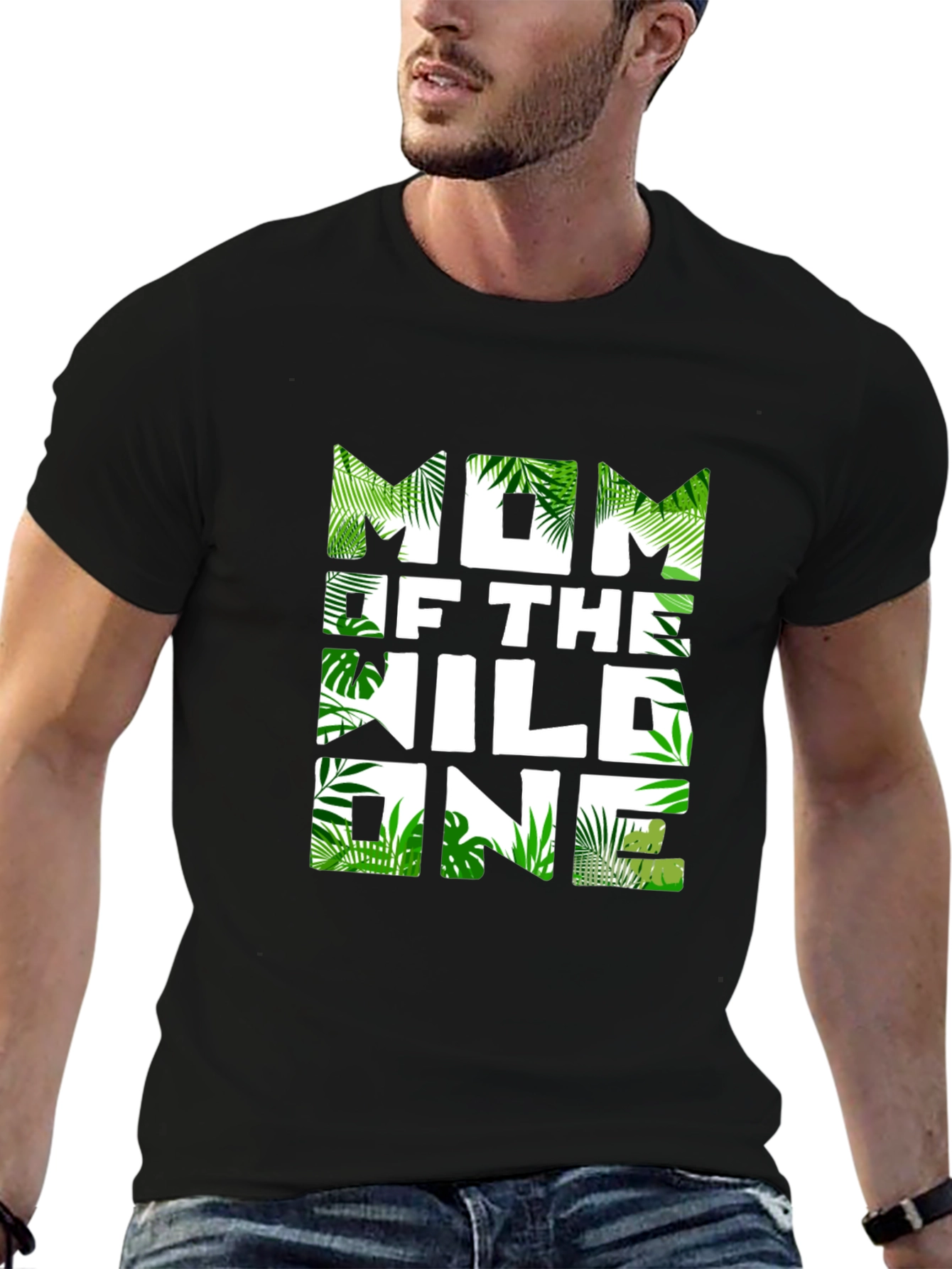 Mom of The Wild One Jungle Theme T-Shirt
