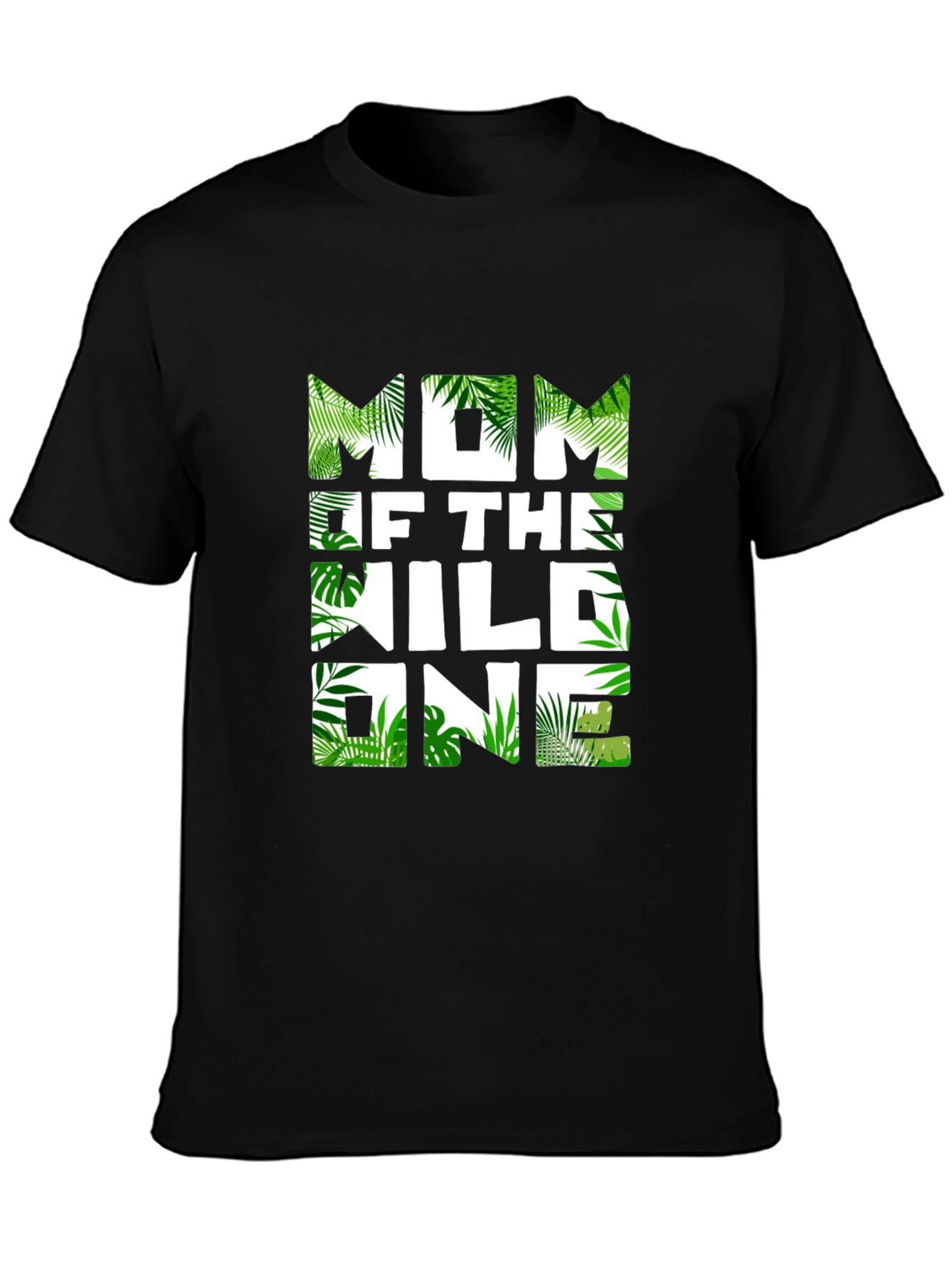 Mom of The Wild One Jungle Theme T-Shirt