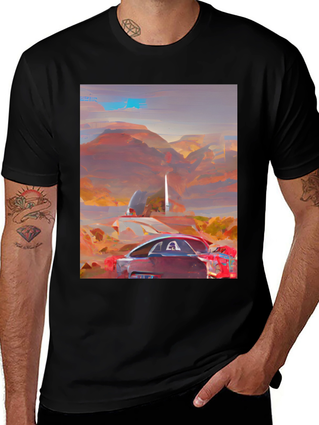 Desert Road Trip Graphic Tee