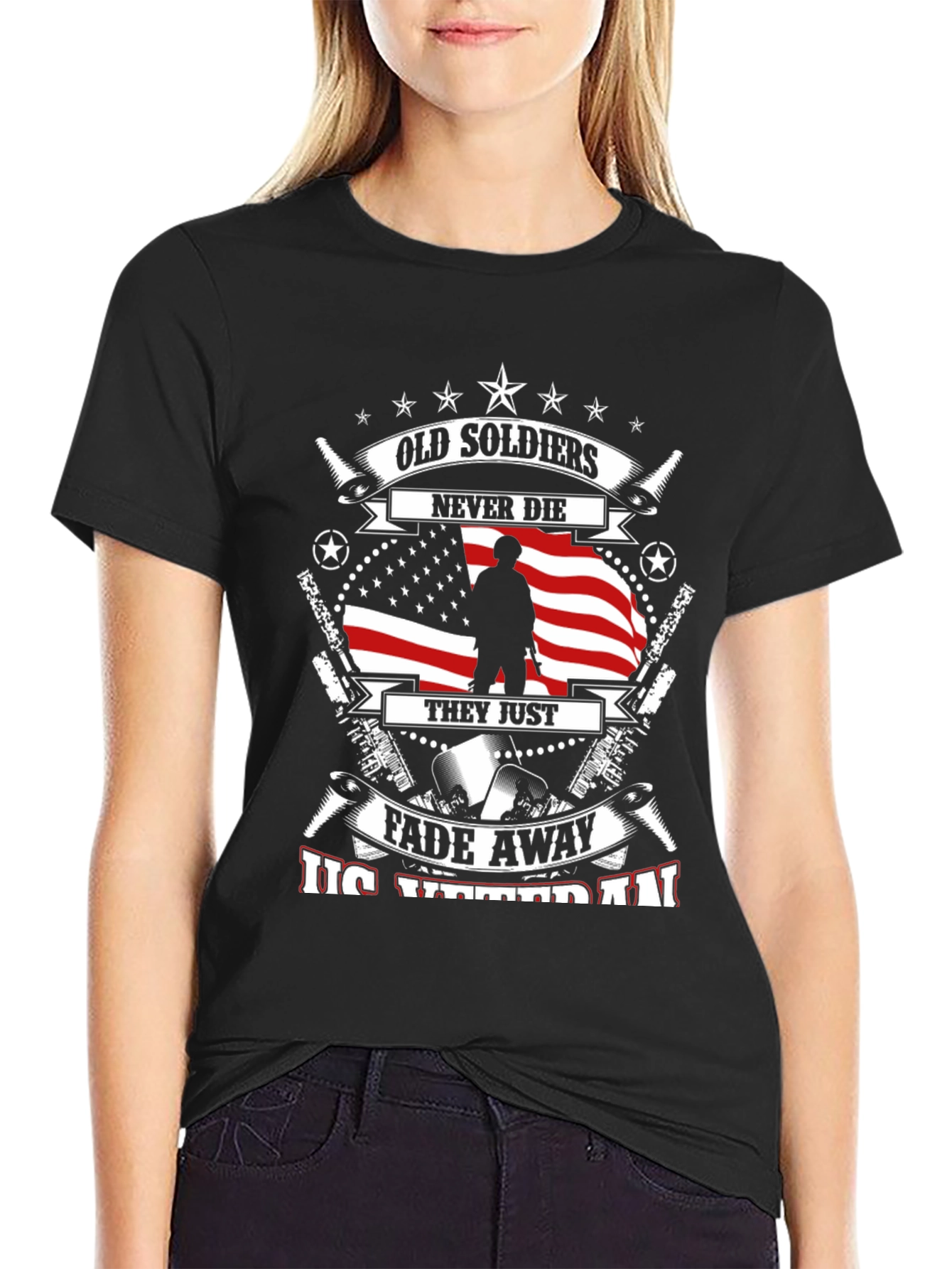 Old Soldiers Never Die T-Shirt - Veteran Pride