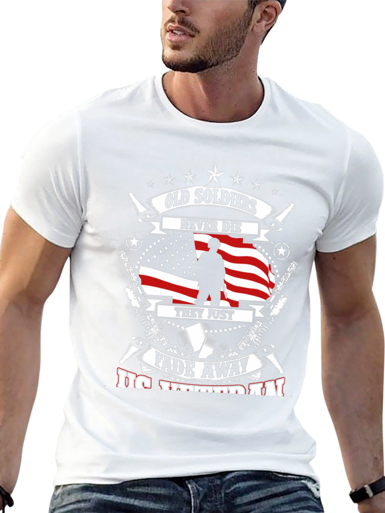 Old Soldiers Never Die T-Shirt - Veteran Pride