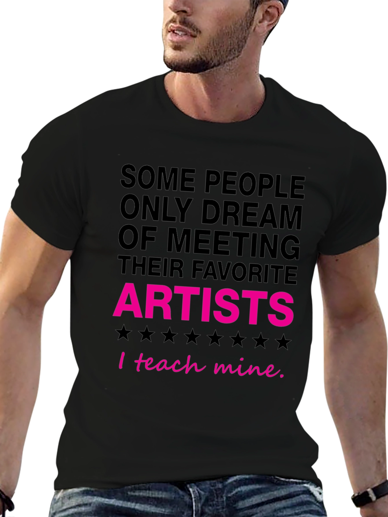 I Teach Mine Artist Graphic Tee