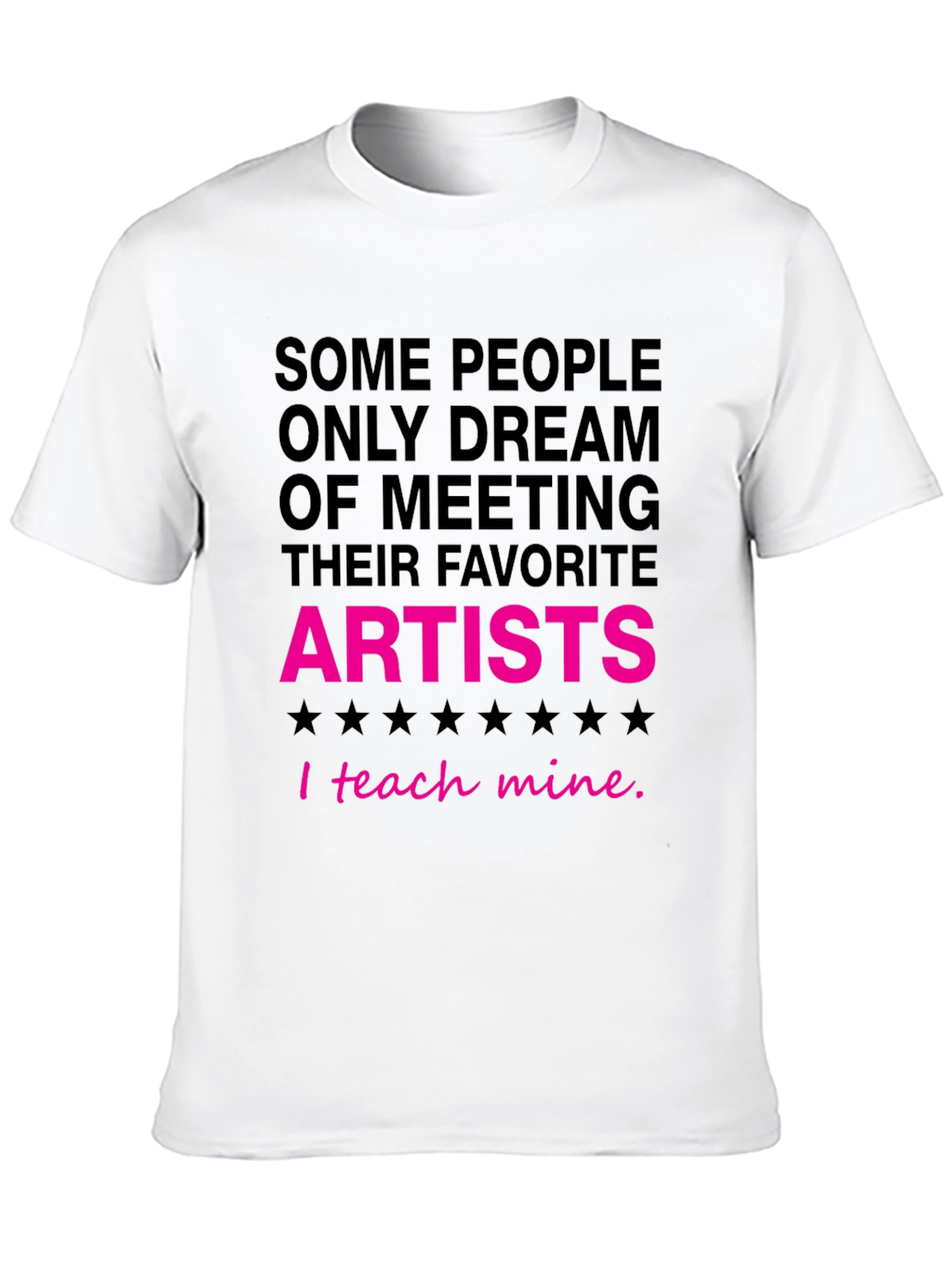 I Teach Mine Artist Graphic Tee