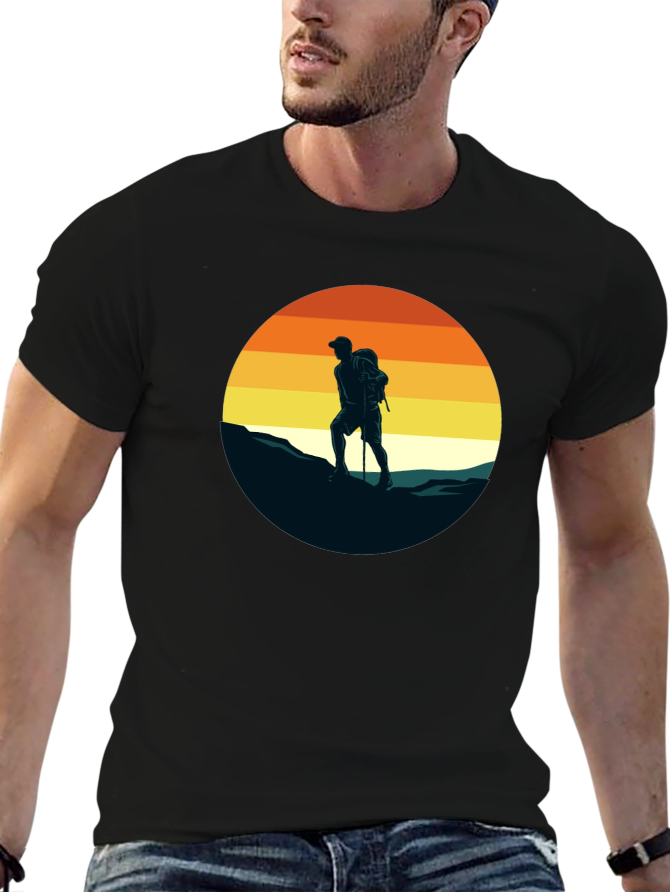 Hiking Sunset Graphic Tee