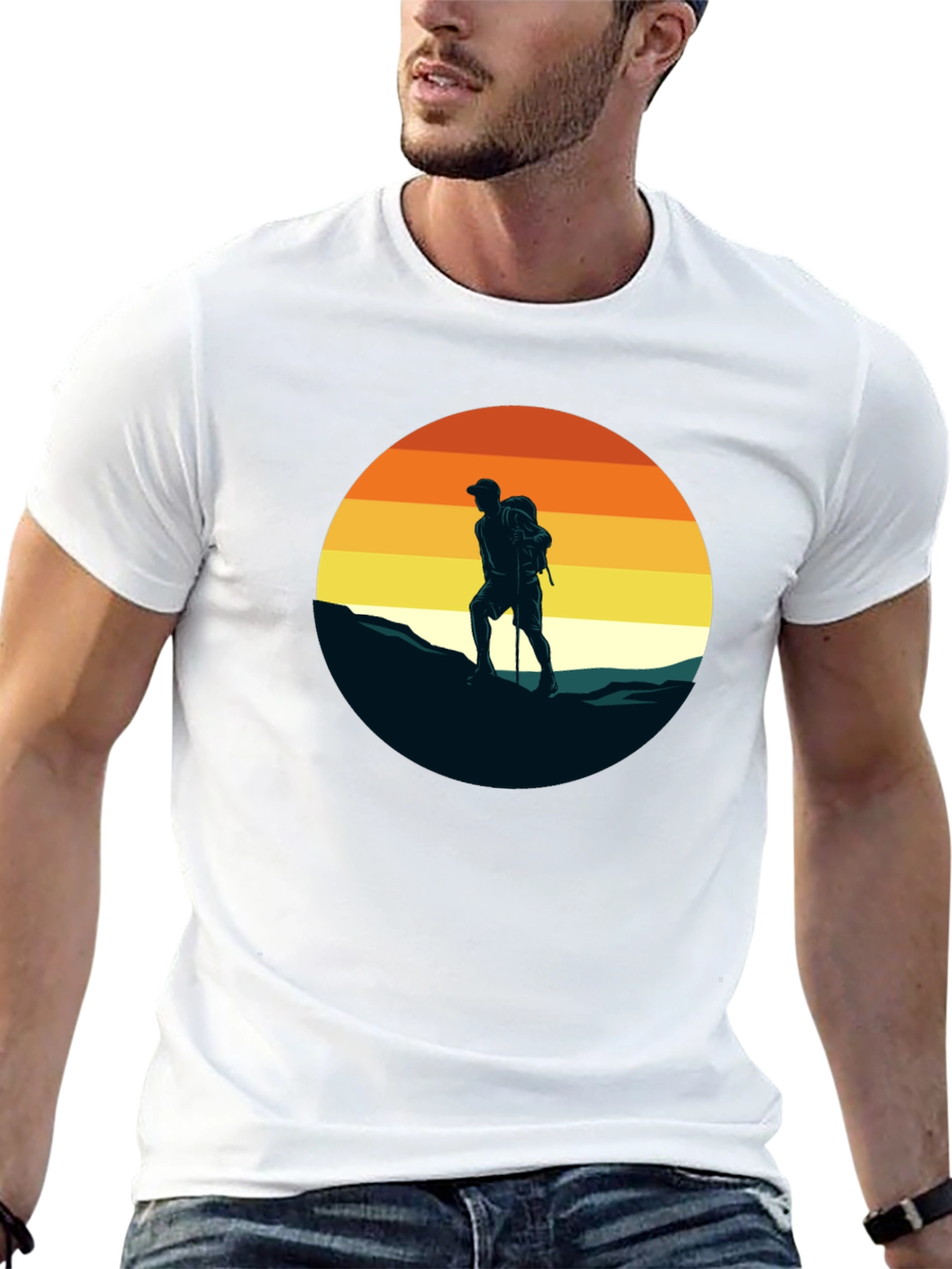 Hiking Sunset Graphic Tee