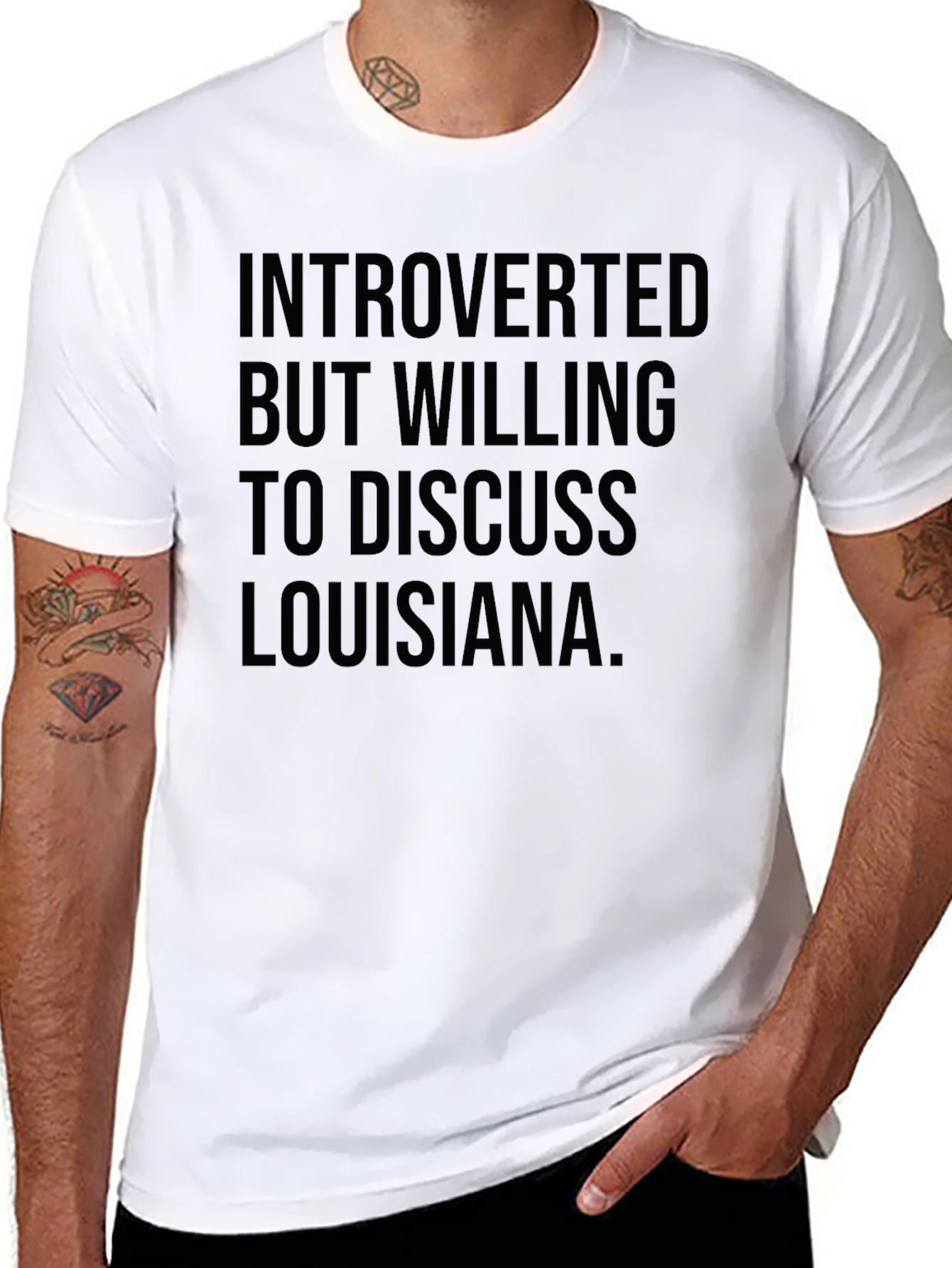 Introverted Louisiana T-Shirt