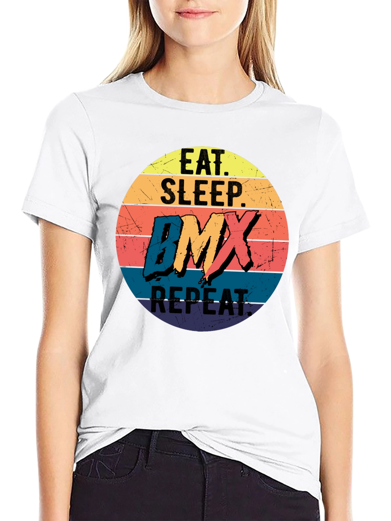 Eat Sleep BMX Repeat T-Shirt