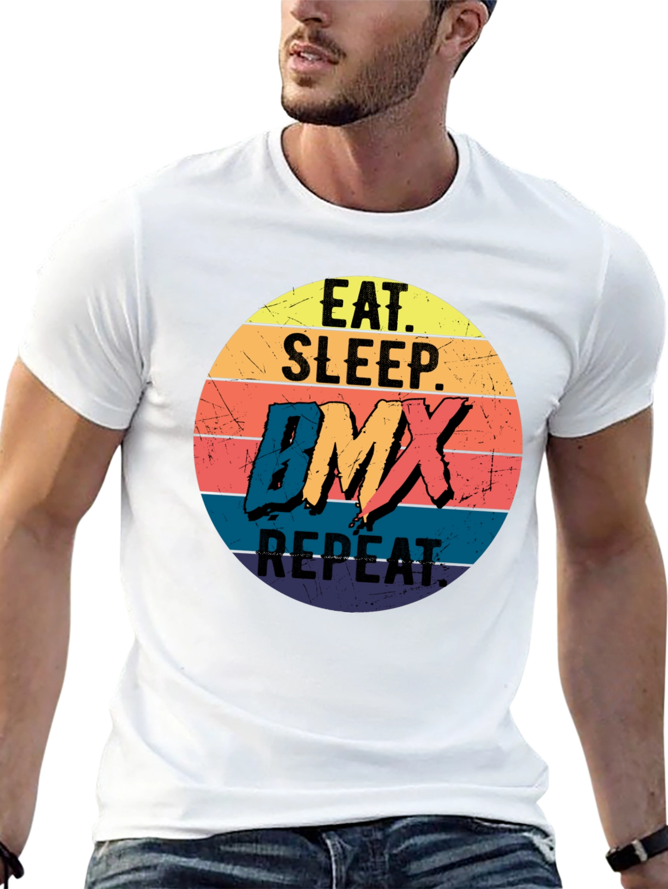 Eat Sleep BMX Repeat T-Shirt