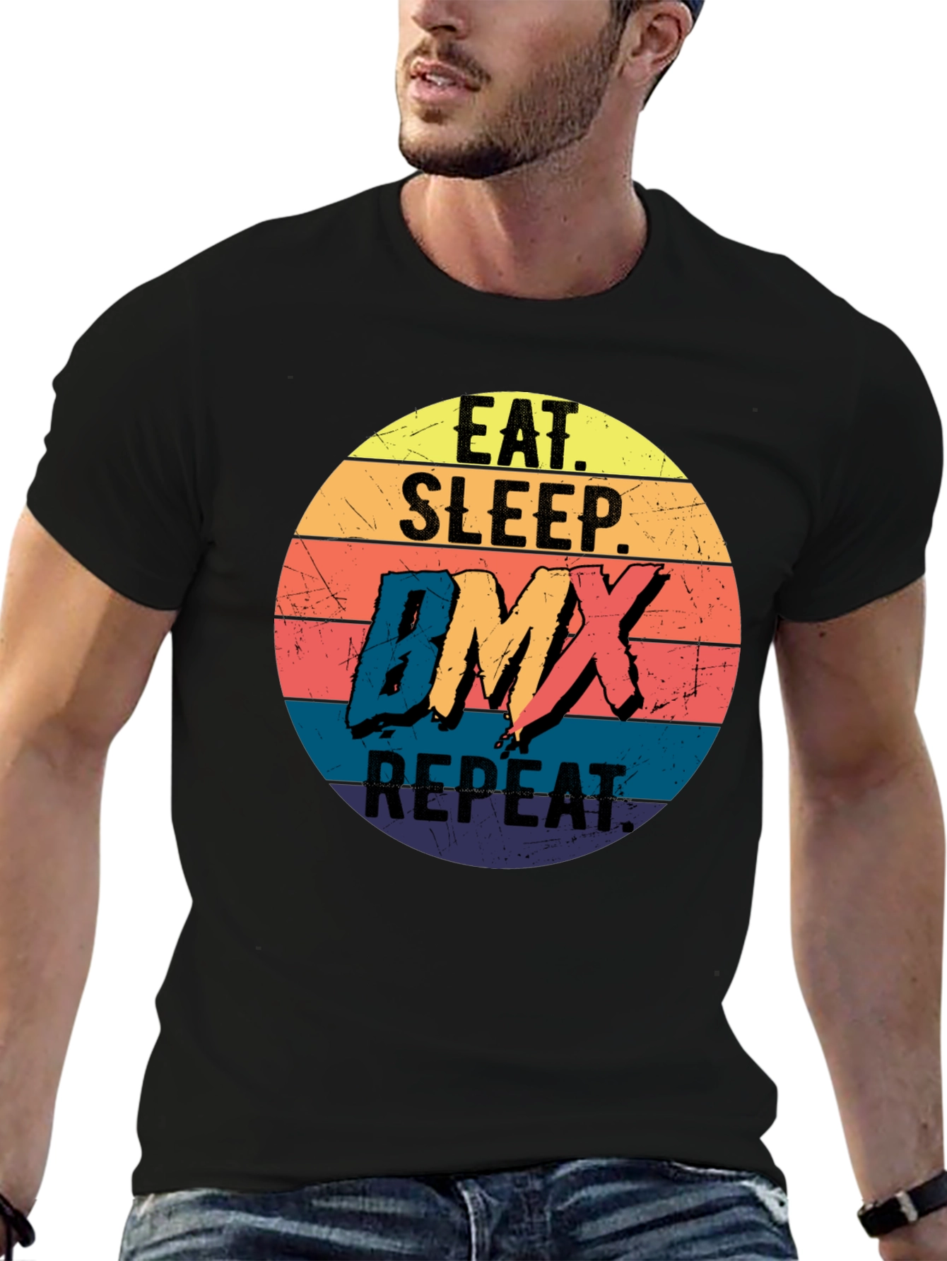 Eat Sleep BMX Repeat T-Shirt