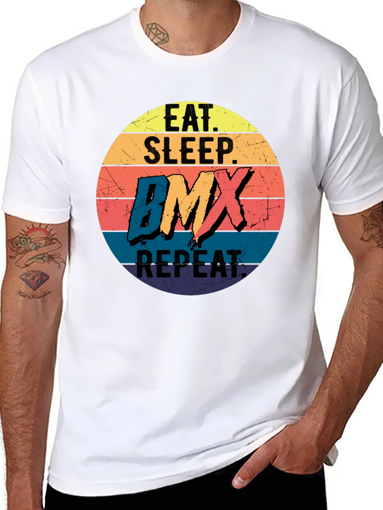 Eat Sleep BMX Repeat T-Shirt