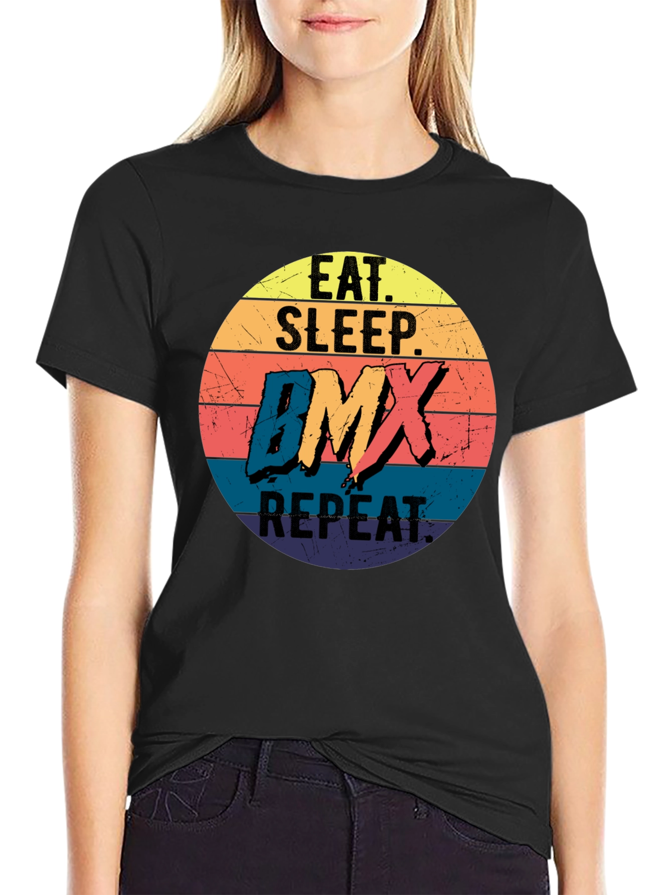 Eat Sleep BMX Repeat T-Shirt