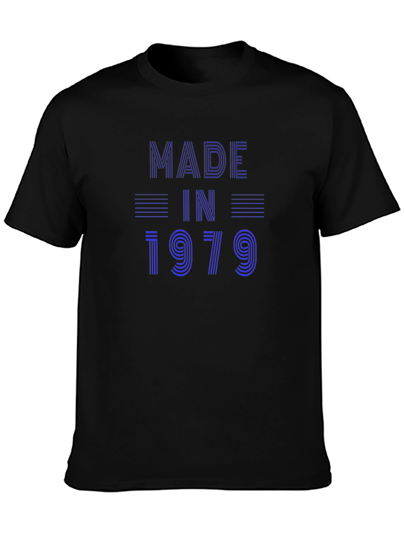 Made in 1979 Black T-Shirt