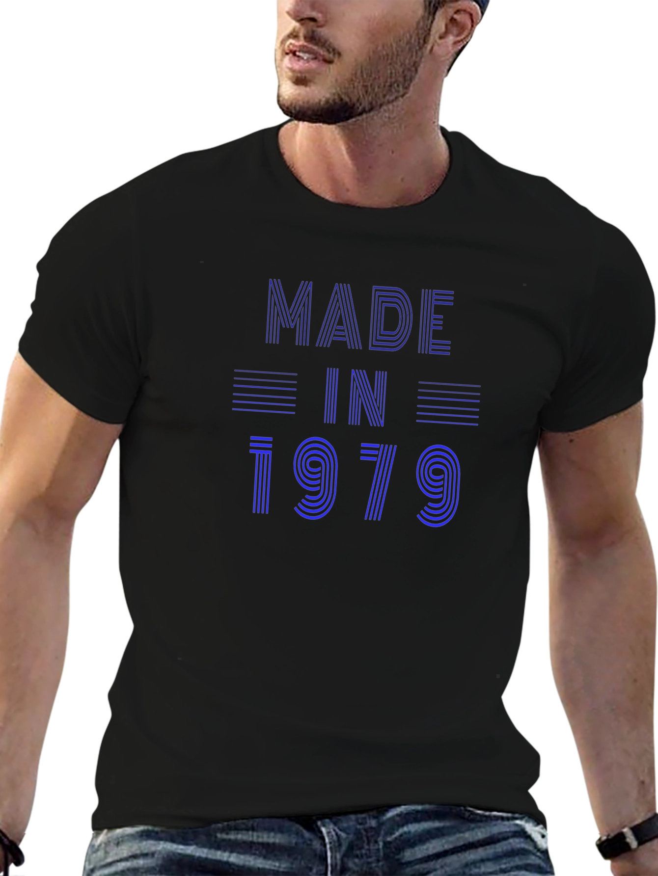 Made in 1979 Black T-Shirt