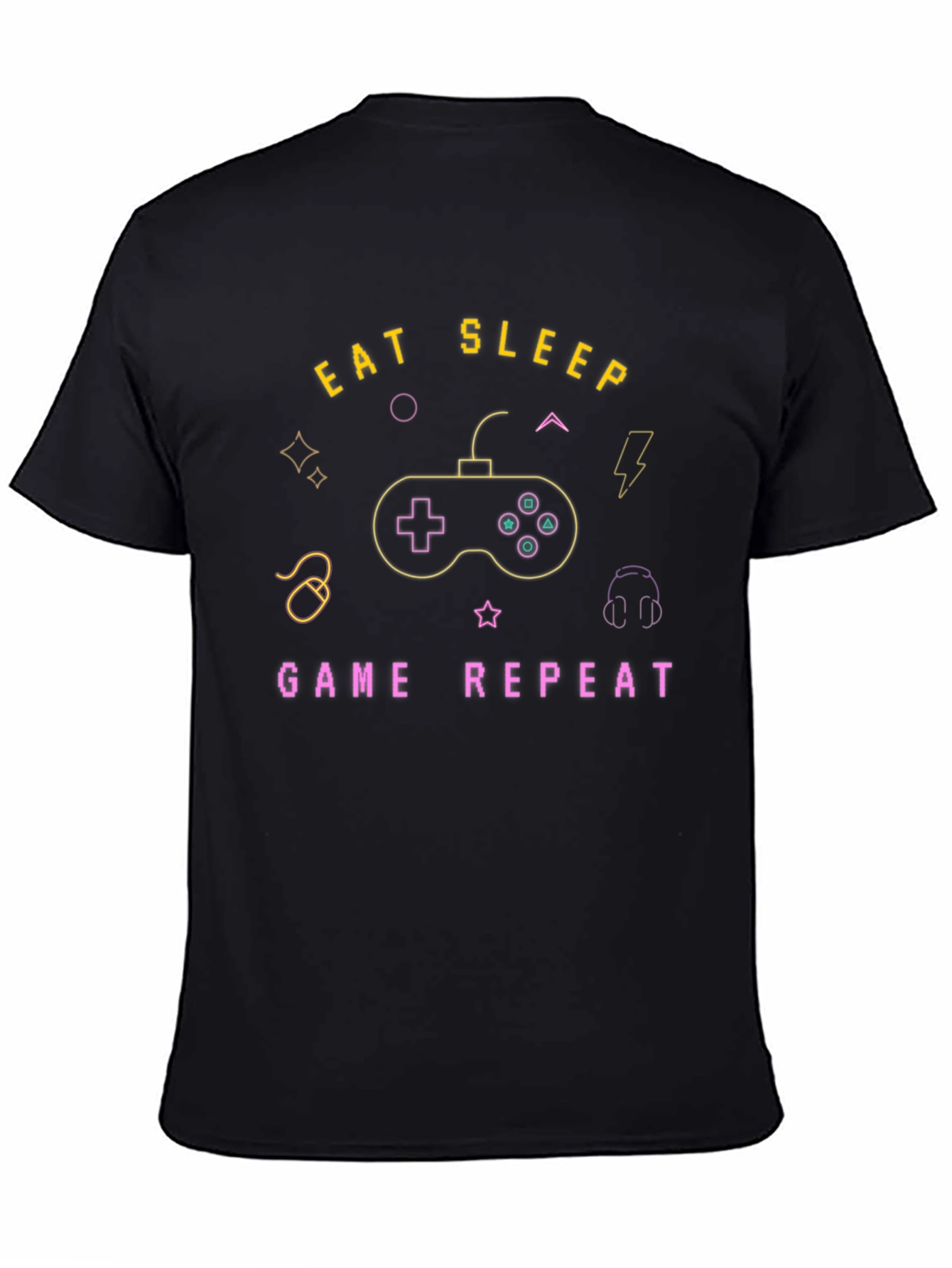 Eat Sleep Game Repeat Gamer T-Shirt