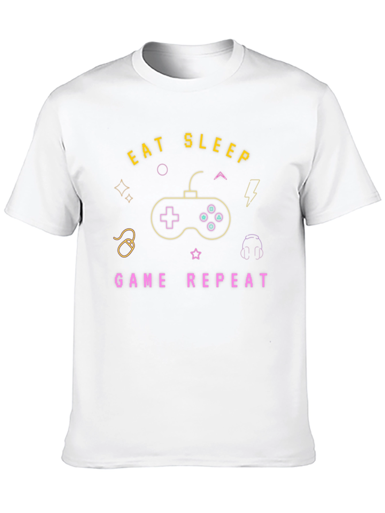 Eat Sleep Game Repeat Gamer T-Shirt