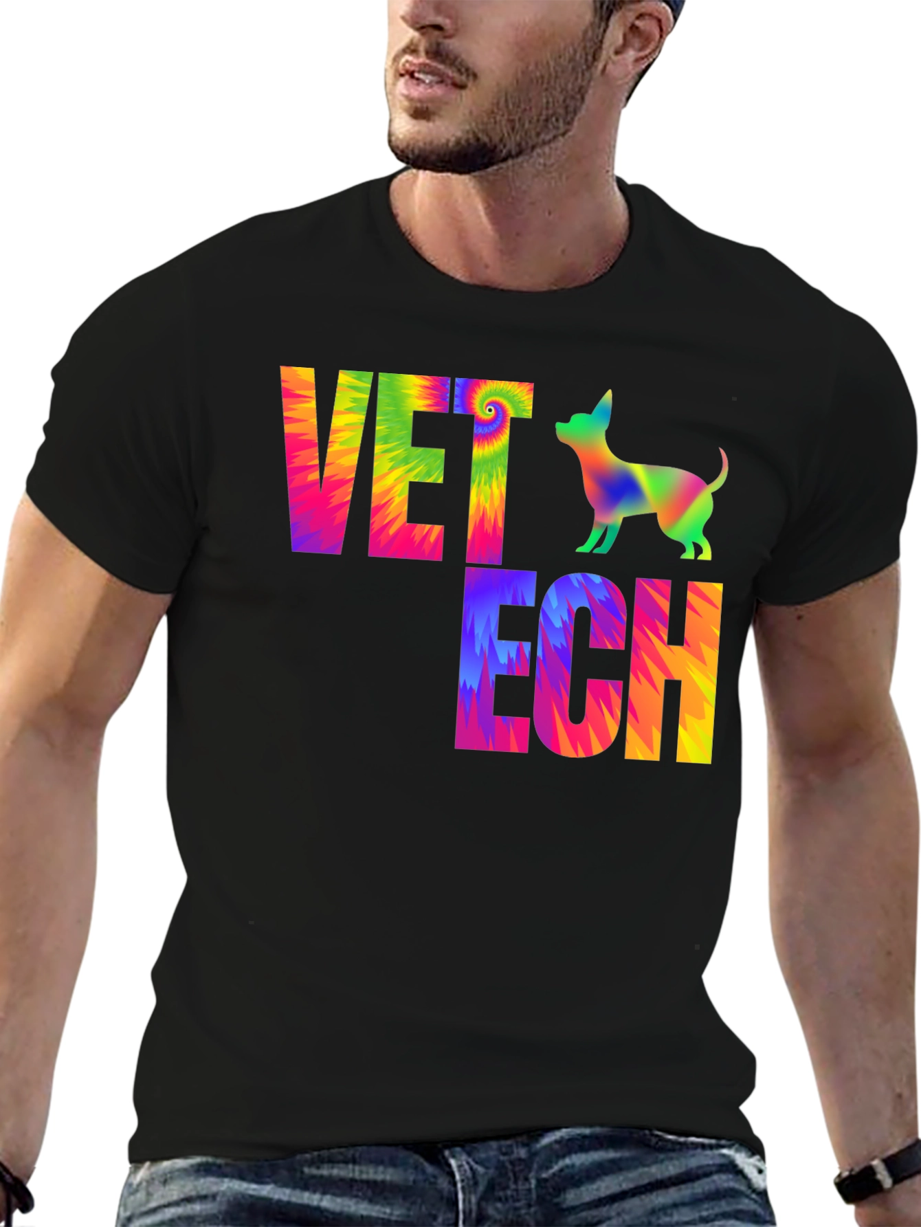 Vet Tech Tie Dye T-Shirt