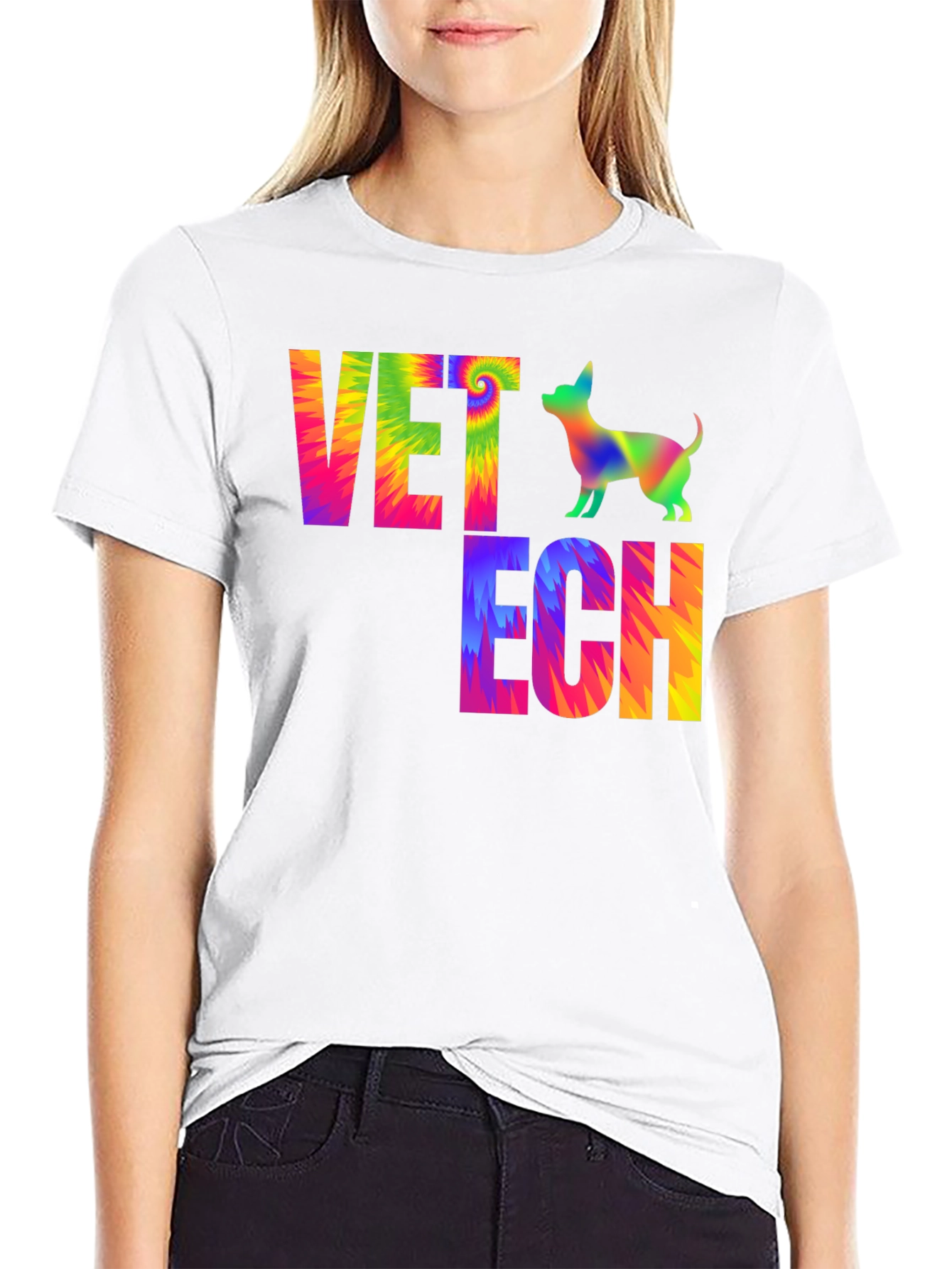 Vet Tech Tie Dye T-Shirt