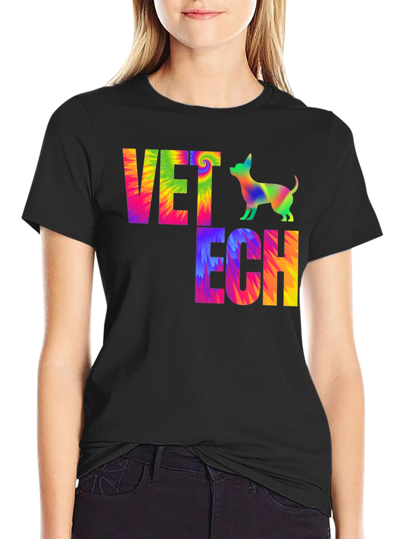 Vet Tech Tie Dye T-Shirt