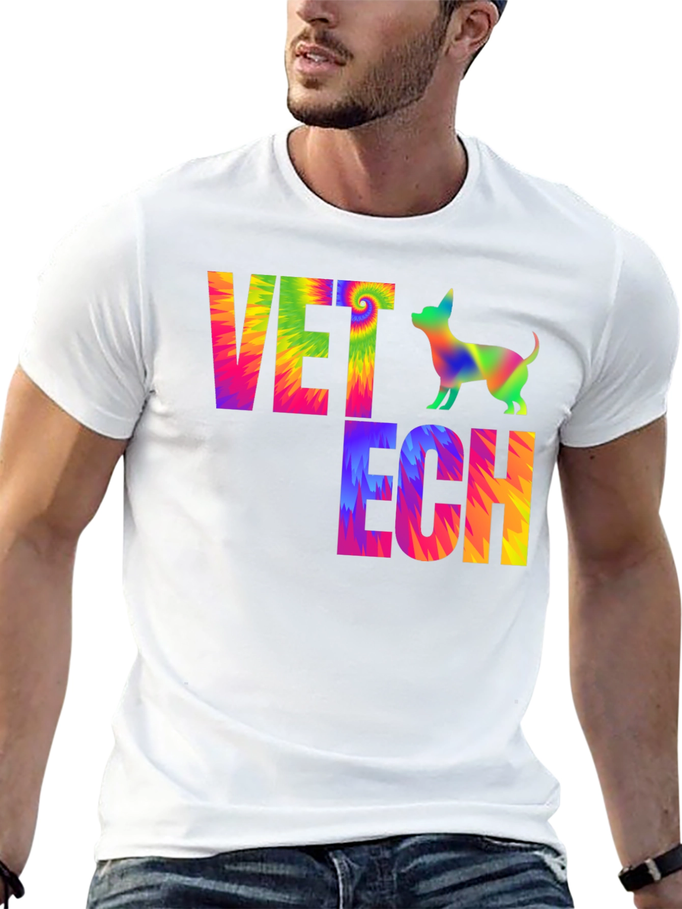 Vet Tech Tie Dye T-Shirt