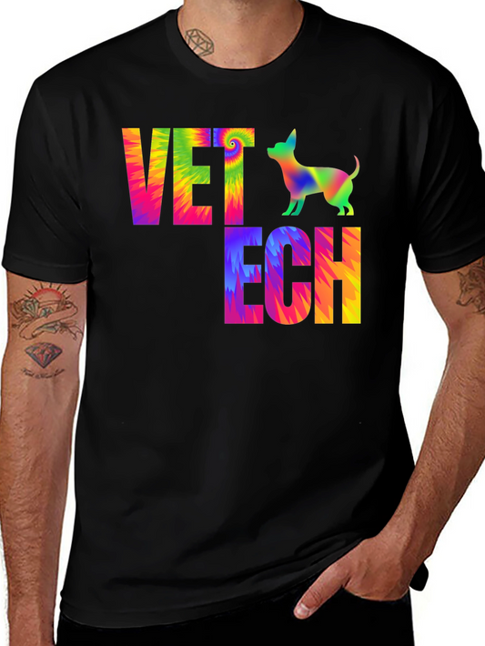 Vet Tech Tie Dye T-Shirt