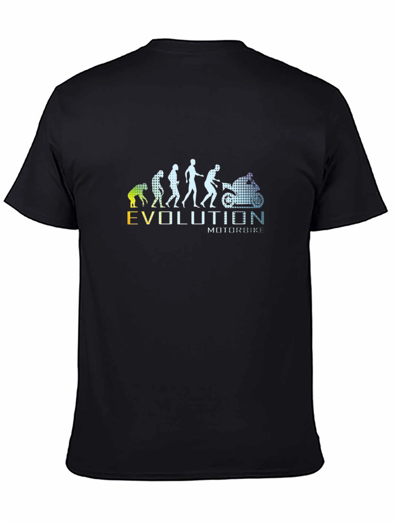 Evolution of Motorcycle Mens Black T-Shirt
