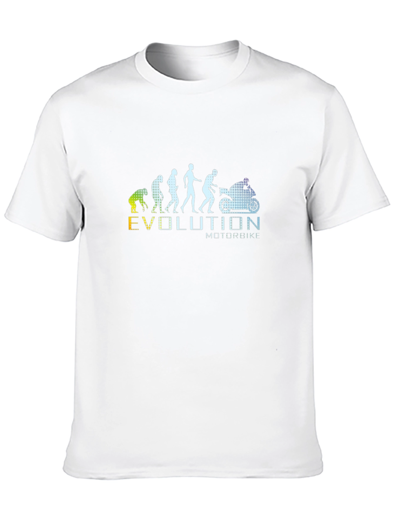 Evolution of Motorcycle Mens Black T-Shirt
