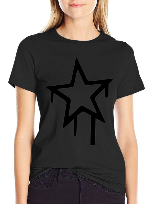 Urban Star Graphic Tee - Black