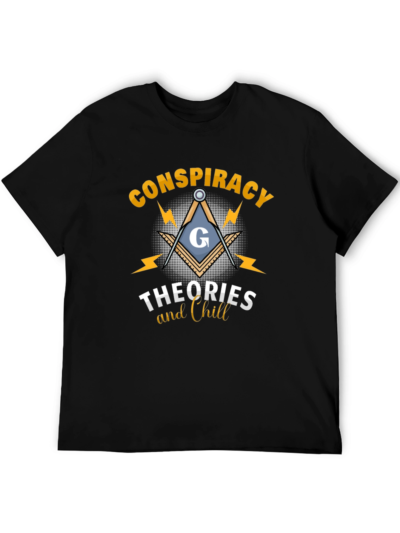 Conspiracy Theories & Chill Black T-Shirt