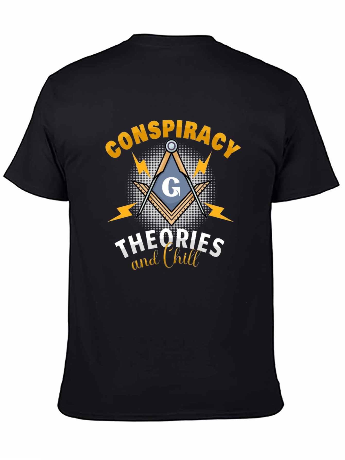 Conspiracy Theories & Chill Black T-Shirt