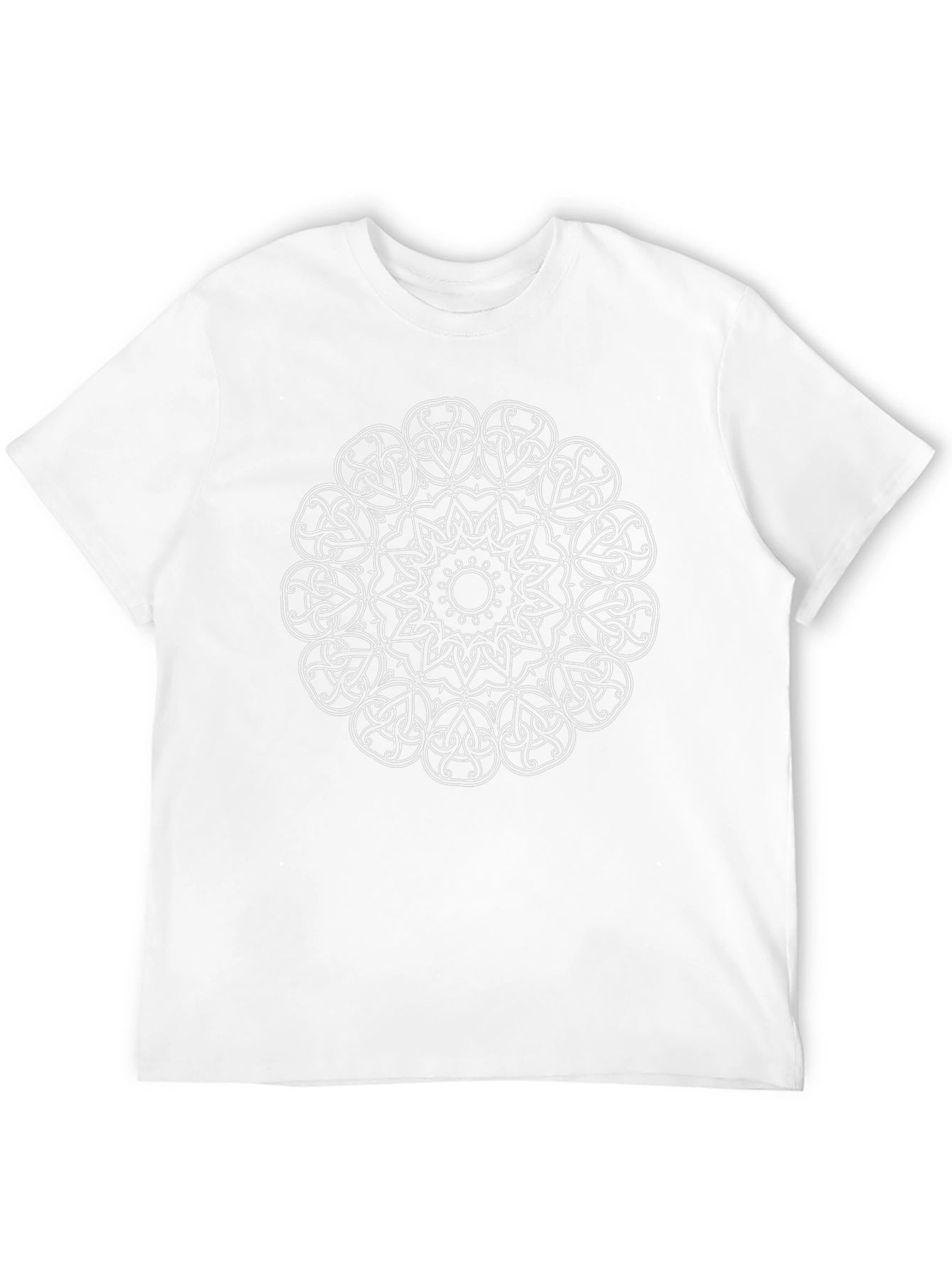 Mandala Graphic Print Black T-Shirt