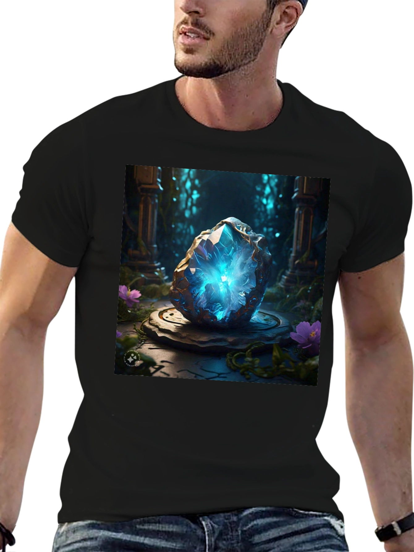 Mystic Crystal Black T-Shirt