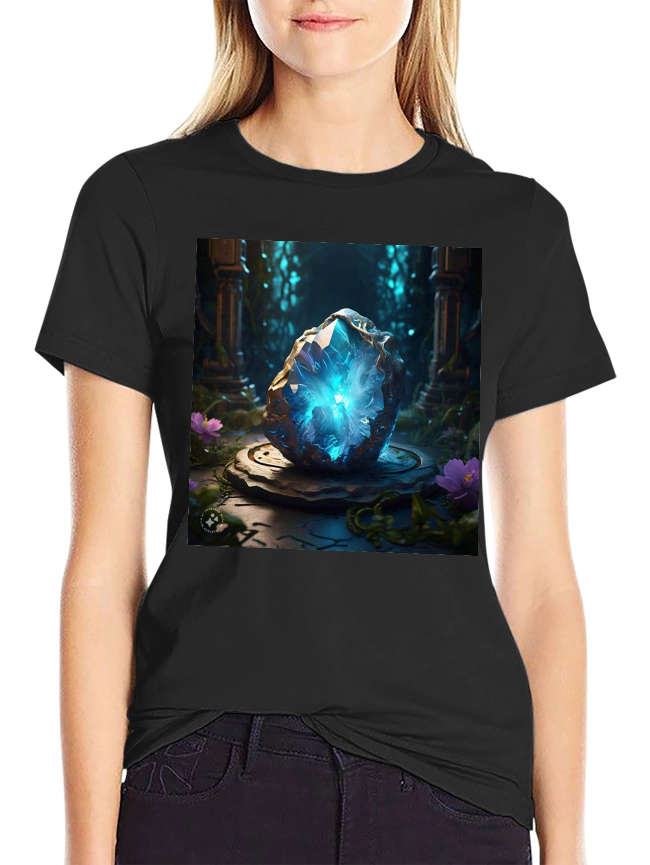 Mystic Crystal Black T-Shirt