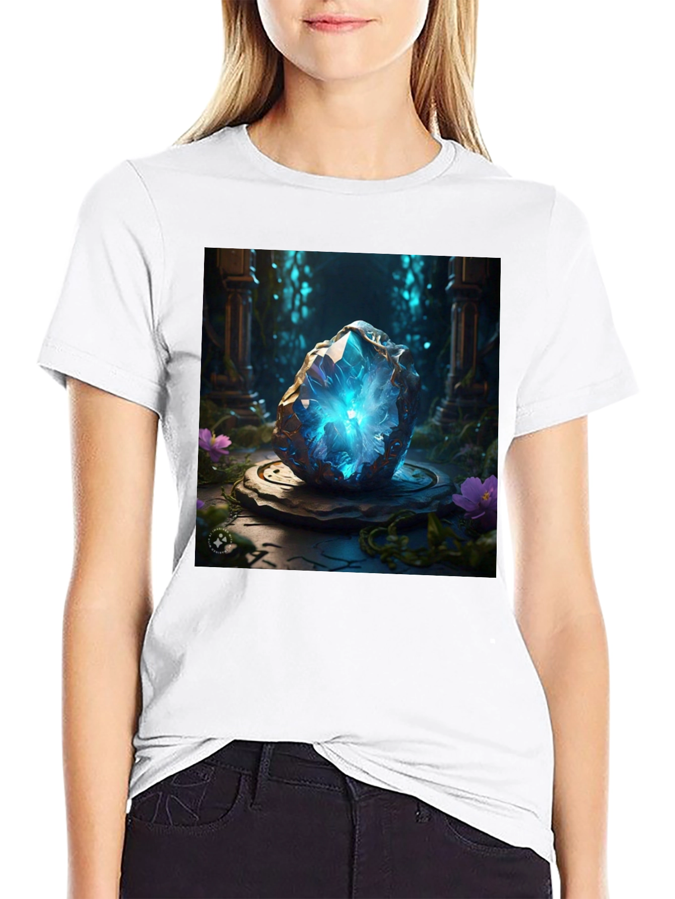 Mystic Crystal Black T-Shirt