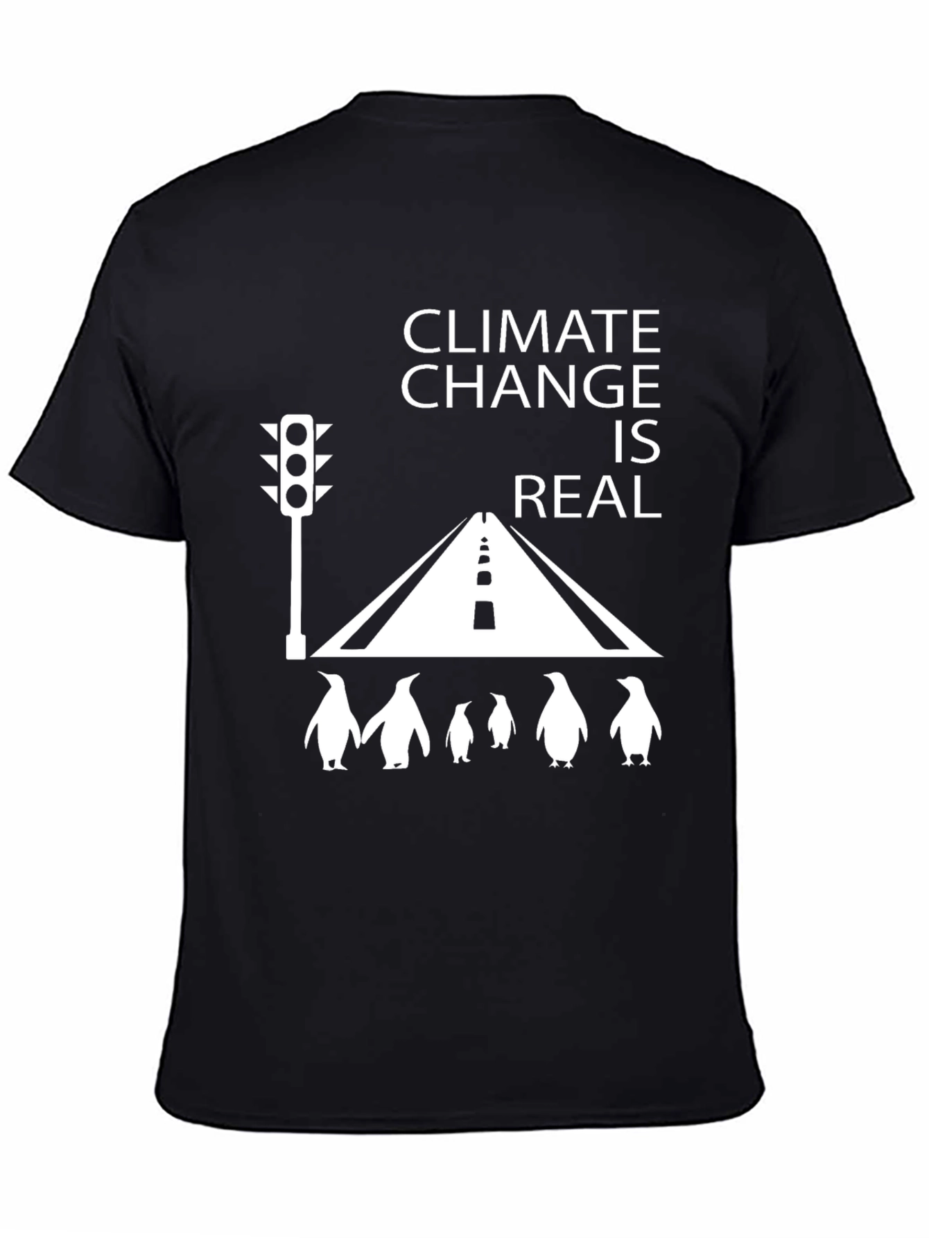 Climate Change Penguin Graphic Tee