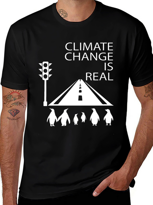 Climate Change Penguin Graphic Tee
