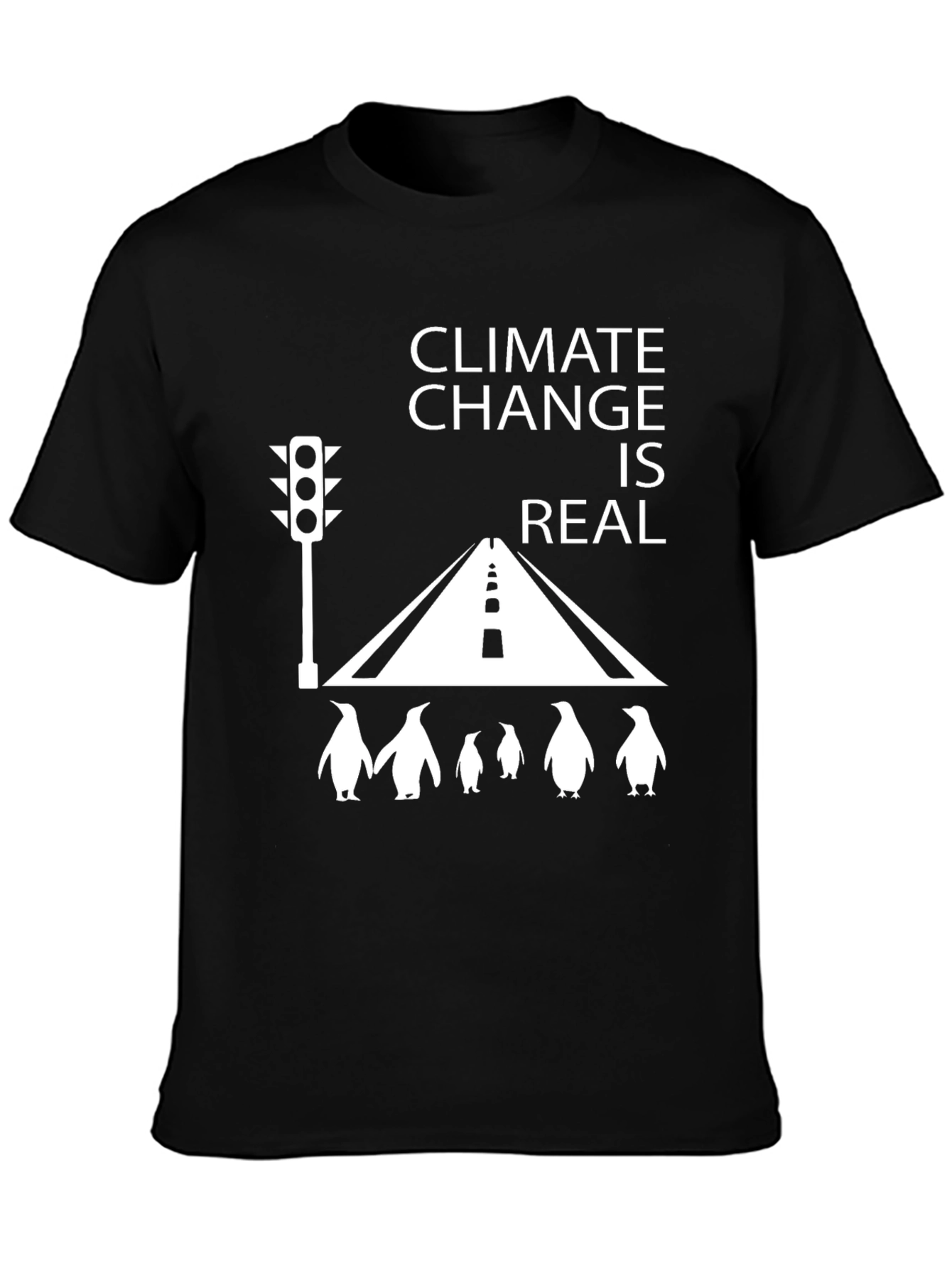 Climate Change Penguin Graphic Tee